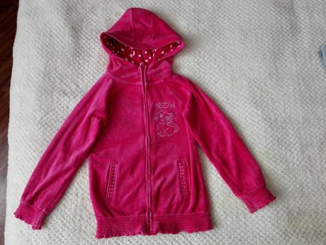 Velurova mikinka s kamienkami, 116