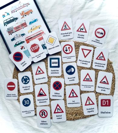 Dopravné značky - kartičky pre malých motoristov, 