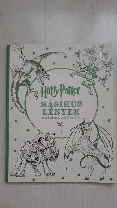 Harry potter magical creatures colouring book,