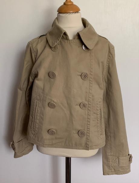 Ralph laurent hnedý krátky kabátik, ralph lauren,140