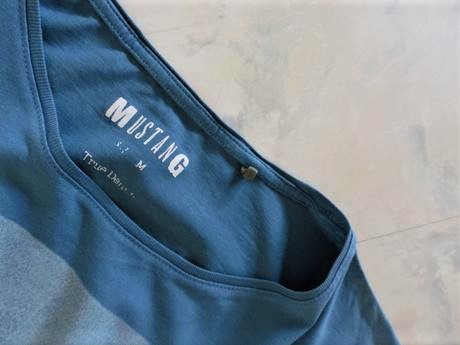 Tričko s motorkou mustang, mustang,l