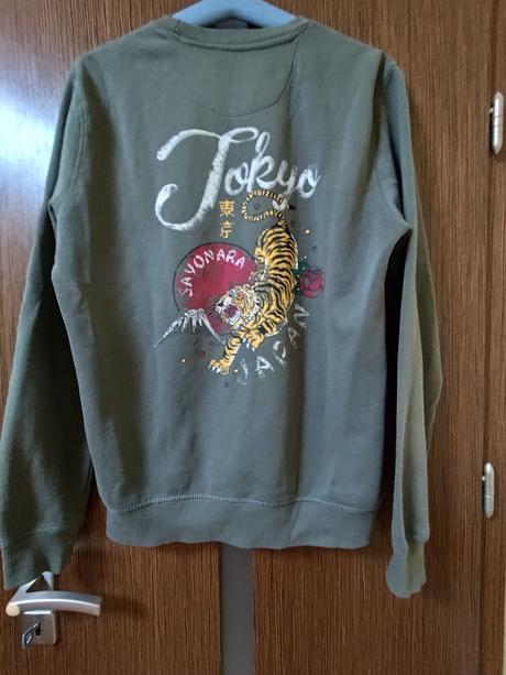 Pánska mikina tokyo s tigrom trn veľ.l, stav ako n, l