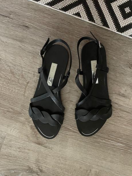 Zara kožené sandálky 36, zara,36