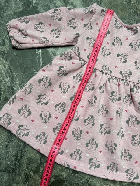Šaty minnie mouse teplákové, disney,86