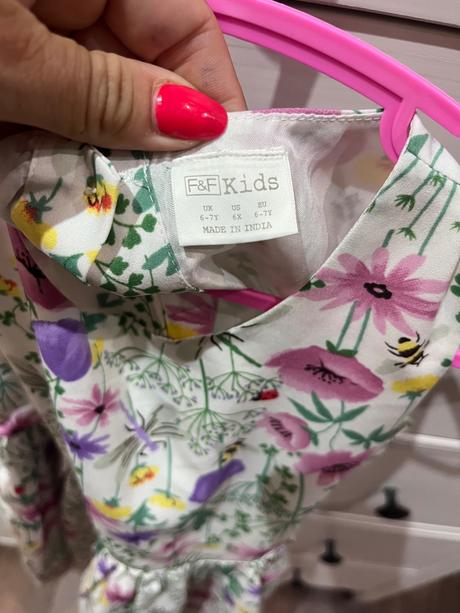 Kvetovane šaty f&f 122, f&f,122