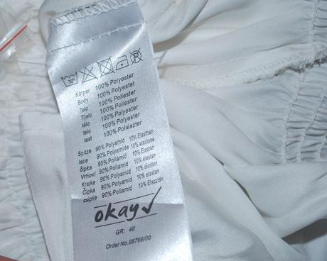 Nádherná biela blúzka, okay,40