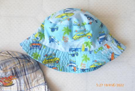 Letné klobúčiky,obvod 54cm, 