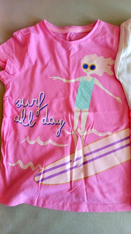 Trička little kids-2x-veľ.122-super stav, pepco,122