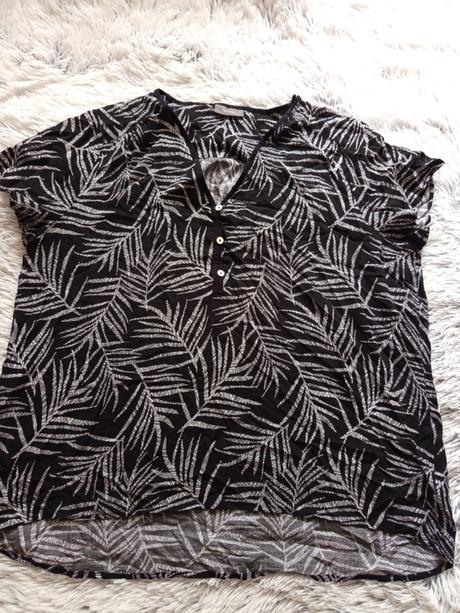 Čiernobiela bluzka, c&a,46
