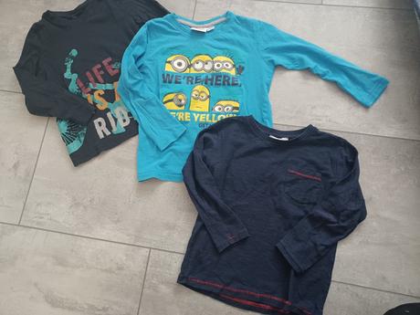 Chlapčenské tričká s dlhým rukávom, 110