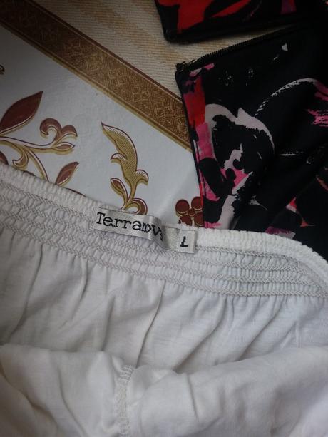 Tričko bez ramienok biele, terranova,l