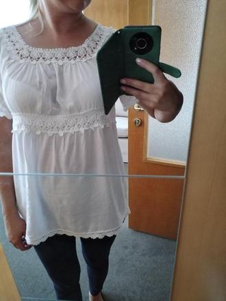 Bluzka l sadne, krasna biela ale sadne aj na m, l