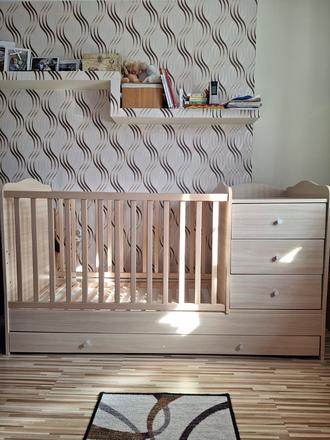 Rastúca postieľka, šírka (cm): 60,dĺžka (cm): 120