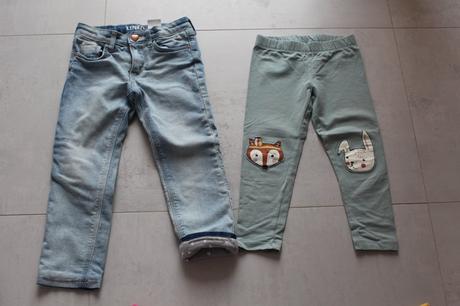 Podšité rifličky, h&m,104