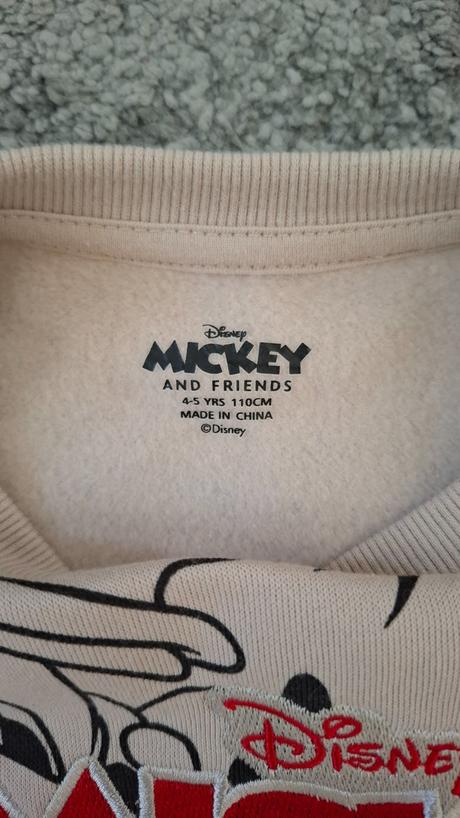 Mikina mickey mouse, primark,110