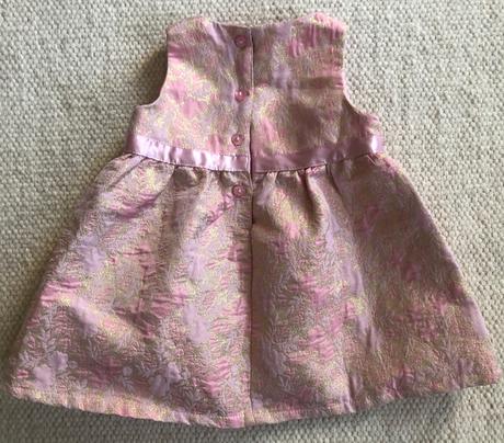 Ružovo-zlaté šaty, h&m,68