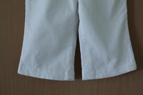 Maslové menčestráky podšité - nenosené, c&a,74