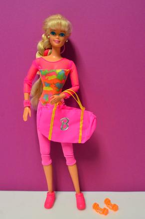 Barbie retro gymnast,