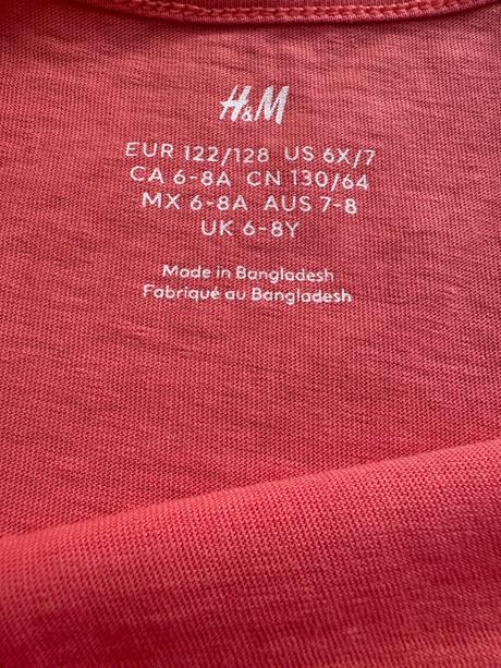 Letné šaty h&m 122/128, h&m,128