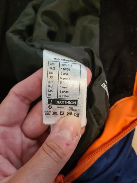 Dievcensky zimny overal 110-116, 5 rokov, wedze,116