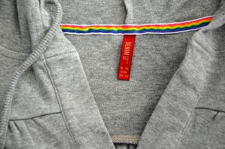 Tričko s kapucňou denim-s, denim,s