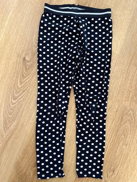 Bodkovane  legíny 134/140, 134