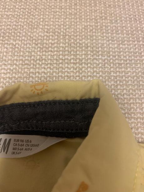 Zlta kosela s kratkym rukavom,h&m, 116, h&m,116