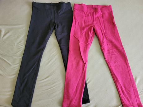 Teplé legíny ff-2 kusy-veľ.128-super stav, f&f,128