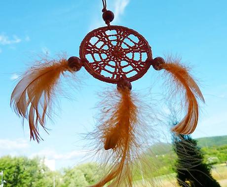 Minilapač snov, oranžový,