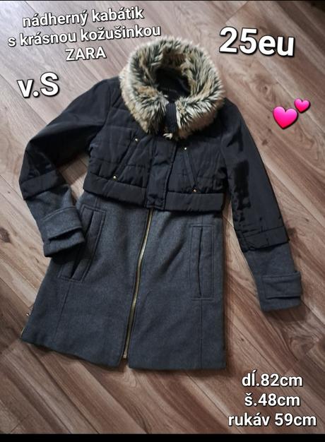Krásny dámsky kabát zara, zara,s