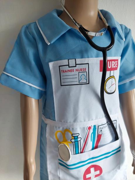 Sestrička karnevalový komplet kostým veľ.110-122,