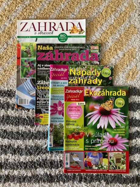 Časopisy záhrada 4ks,