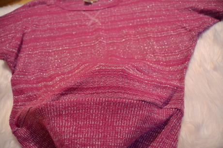 Bordový svetrík, s