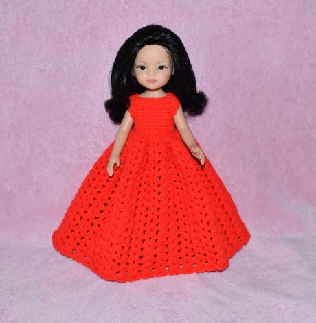 Dlhé šaty pre bábiku paola reina 32 cm,