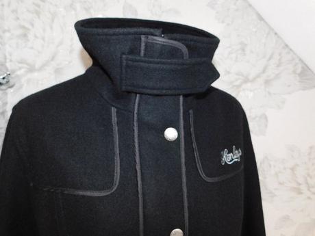 Damsky trendy vlneny kabatik, 38