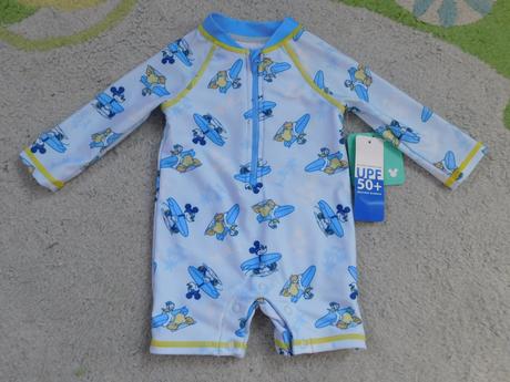 Ochranný overal do vody disney baby, uv 50+, disney,68