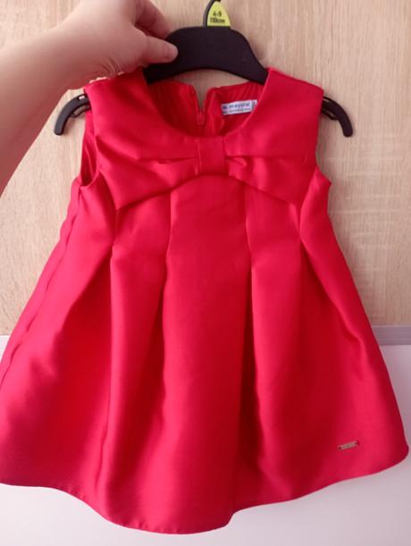 Červené šaty, mayoral,86