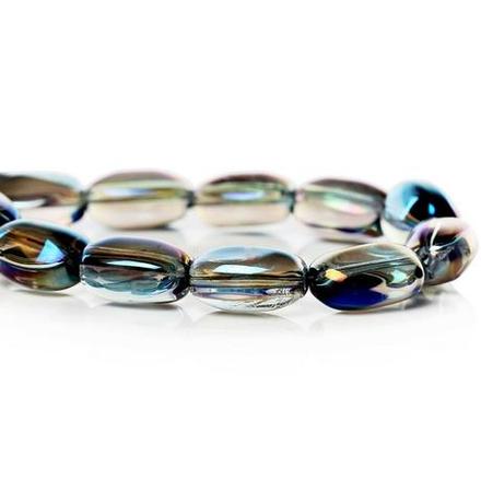 Sklenené korálky 15x11 mm, 