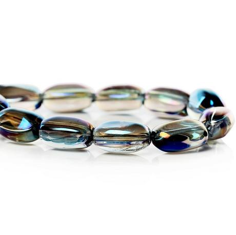 Sklenené korálky 15x11 mm, 