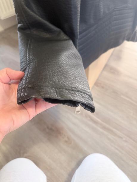 Pánsky nenoseny koženkový kabát, xl