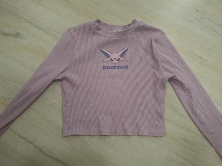 Dievčenské tričko pokémon, h&m,134