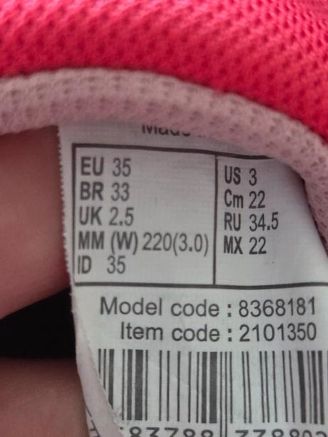 Dievčenské tenisky 35, decathlon,35