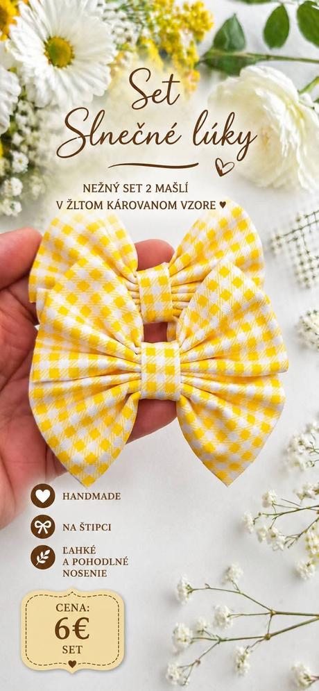 Rôzne mašle na každy den - pozri inzerat, 