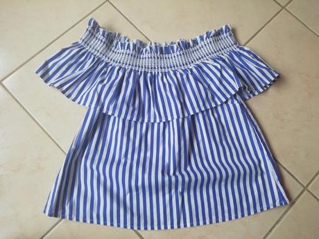 Prúžkovaný top stradivarius, stradivarius,m