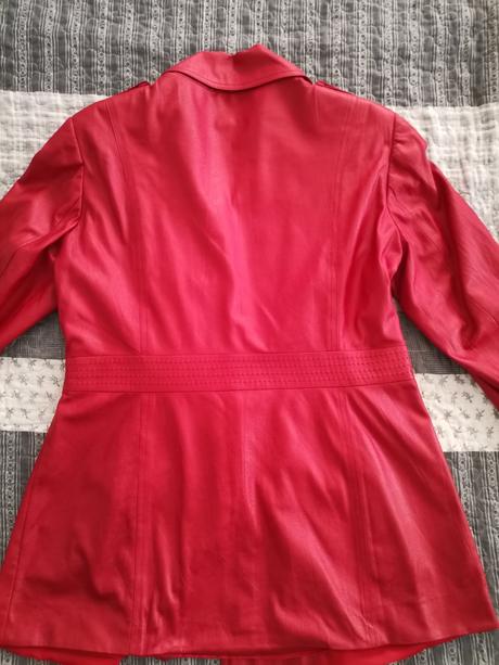 Dámske sako z ekokože, 44