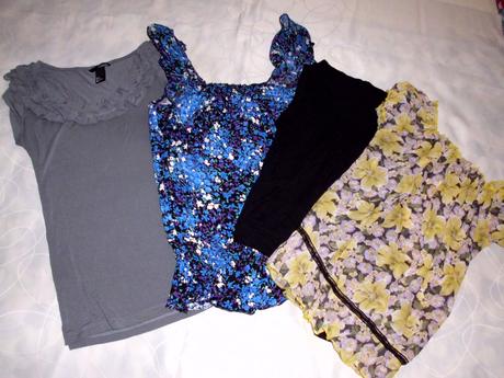 4 ks ľahké topy s-m, m