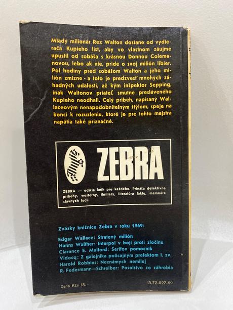 Kniha- stratený milión,