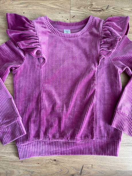 Mikina s volanikmi - top stav vel. 128, pepco,128