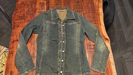 Retro riflova košela, m