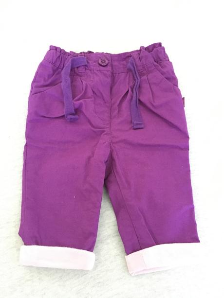 Fialove zateplene nohavice, ergee,62